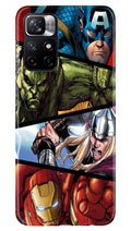 Avengers Superhero Case for Mi 11T 5G  (Design - 124)