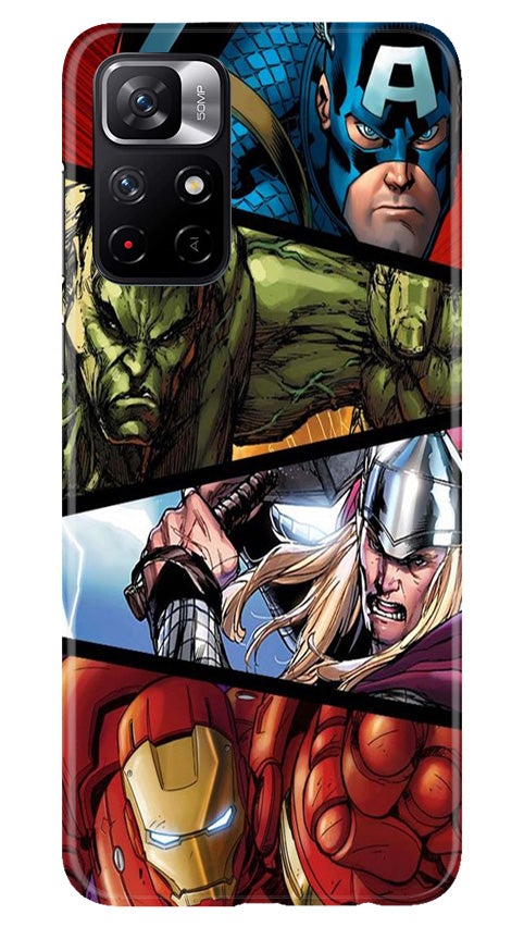 Avengers Superhero Case for Redmi Note 11T 5G(Design - 124)