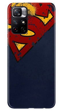 Superman Superhero Mobile Back Case for Redmi Note 11T 5G  (Design - 125)