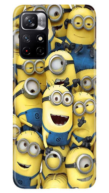Minions Mobile Back Case for Redmi Note 11T 5G  (Design - 127)