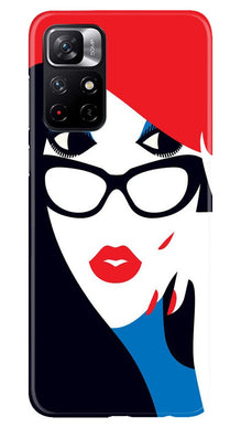 Girlish Mobile Back Case for Redmi Note 11T 5G  (Design - 131)