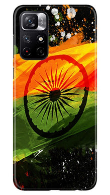 Indian Flag Mobile Back Case for Redmi Note 11T 5G  (Design - 137)