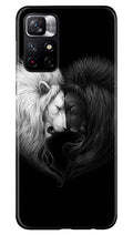 Dark White Lion Case for Mi 11T 5G  (Design - 140)