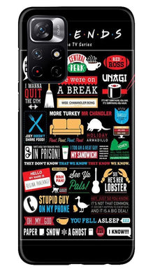 Friends Mobile Back Case for Redmi Note 11T 5G  (Design - 145)