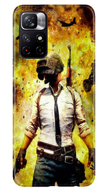 Pubg Mobile Back Case for Redmi Note 11T 5G  (Design - 180)