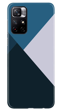 Blue Shades Mobile Back Case for Redmi Note 11T 5G (Design - 188)