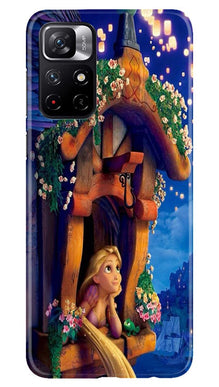 Cute Girl Mobile Back Case for Redmi Note 11T 5G (Design - 198)