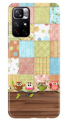 Owls Mobile Back Case for Redmi Note 11T 5G (Design - 202)