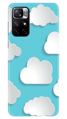Clouds Mobile Back Case for Redmi Note 11T 5G (Design - 210)