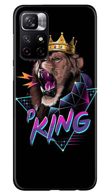 Lion King Mobile Back Case for Redmi Note 11T 5G (Design - 219)