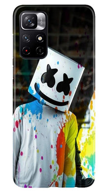 Marsh Mellow Mobile Back Case for Redmi Note 11T 5G (Design - 220)