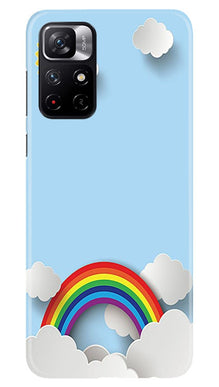 Rainbow Mobile Back Case for Redmi Note 11T 5G (Design - 225)