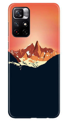 Mountains Mobile Back Case for Redmi Note 11T 5G (Design - 227)