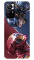 Ironman Captain America Case for Redmi Note 11T 5G (Design No. 245)