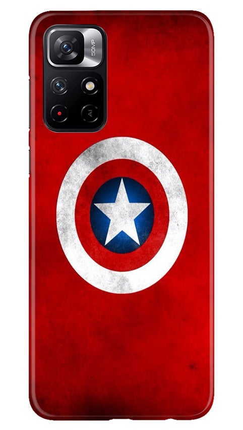 Captain America Case for Redmi Note 11T 5G (Design No. 249)