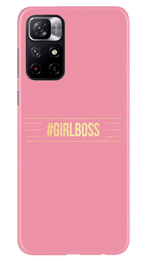 Girl Boss Pink Case for Mi 11T 5G (Design No. 263)