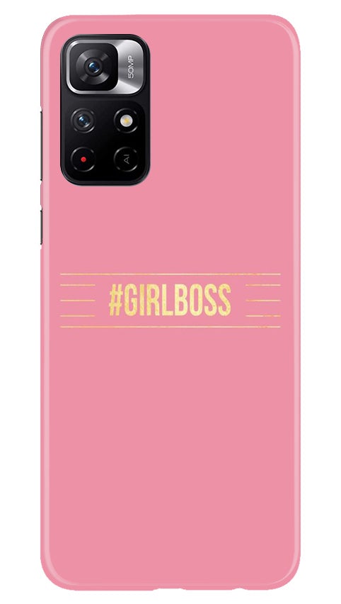 Girl Boss Pink Case for Redmi Note 11T 5G (Design No. 263)