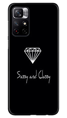 Sassy and Classy Mobile Back Case for Redmi Note 11T 5G (Design - 264)