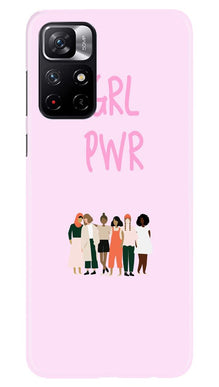 Girl Power Mobile Back Case for Redmi Note 11T 5G (Design - 267)