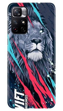 Lion Mobile Back Case for Redmi Note 11T 5G (Design - 278)