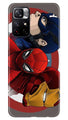 Superhero Mobile Back Case for Redmi Note 11T 5G(Design - 311)