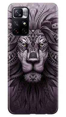 Lion Mobile Back Case for Redmi Note 11T 5G(Design - 315)