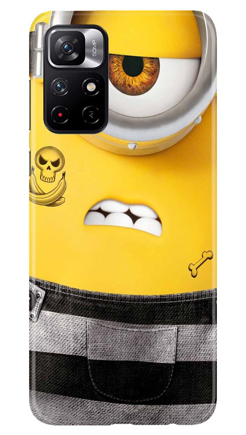 Minion Mobile Back Case for Redmi Note 11T 5G(Design - 324)
