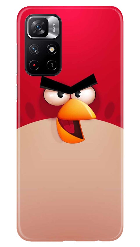 Angry Bird Red Mobile Back Case for Redmi Note 11T 5G(Design - 325)