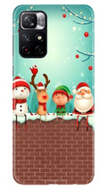 Santa Claus Mobile Back Case for Mi 11T 5G(Design - 334)