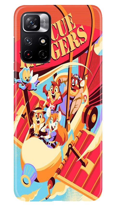 Rescue Rangers Mobile Back Case for Redmi Note 11T 5G(Design - 341)