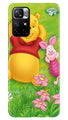 Winnie The Pooh Mobile Back Case for Redmi Note 11T 5G(Design - 348)