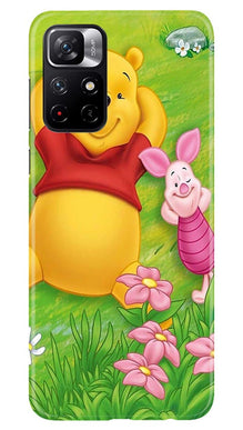 Winnie The Pooh Mobile Back Case for Redmi Note 11T 5G(Design - 348)
