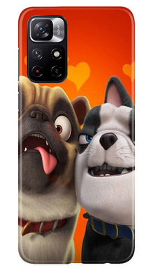 Dog Puppy Mobile Back Case for Redmi Note 11T 5G(Design - 350)