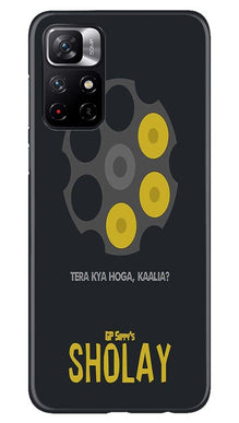 Sholay Mobile Back Case for Redmi Note 11T 5G(Design - 356)