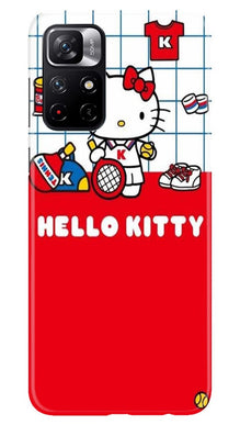 Hello Kitty Mobile Back Case for Redmi Note 11T 5G(Design - 363)