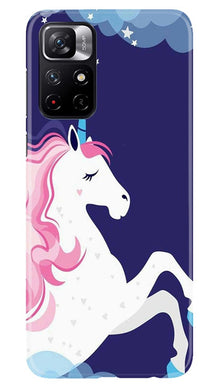 Unicorn Mobile Back Case for Redmi Note 11T 5G(Design - 365)