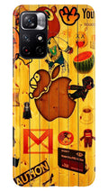 Wooden Texture Mobile Back Case for Mi 11T 5G(Design - 367)