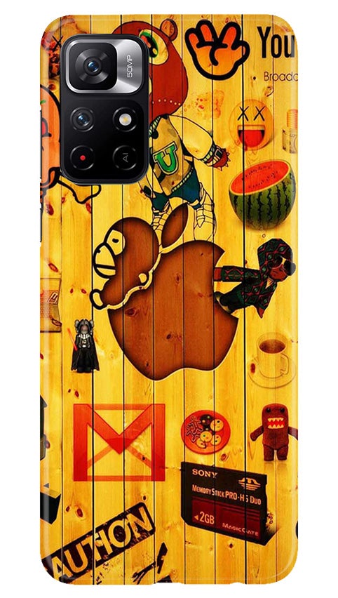 Wooden Texture Mobile Back Case for Mi 11T 5G(Design - 367)