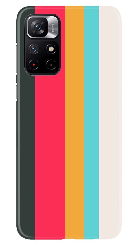Color Pattern Mobile Back Case for Mi 11T 5G(Design - 369)
