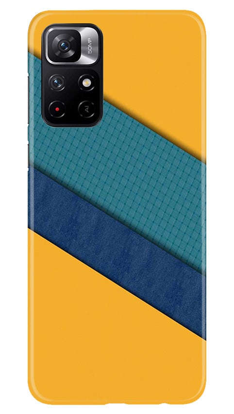 Diagonal Pattern Mobile Back Case for Mi 11T 5G(Design - 370)