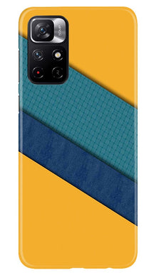Diagonal Pattern Mobile Back Case for Redmi Note 11T 5G(Design - 370)