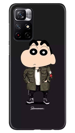 Shin Chan Mobile Back Case for Redmi Note 11T 5G(Design - 391)