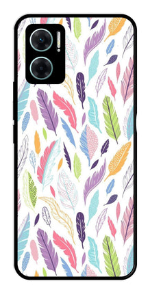 Colorful Feathers Metal Mobile Case for Redmi 11 Prime 5G