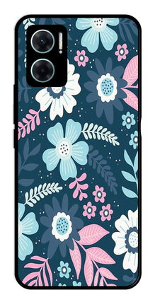 Flower Leaves Design Metal Mobile Case for Redmi 11 Prime 5G