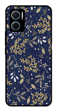 Floral Pattern  Metal Mobile Case for Redmi 11 Prime 5G
