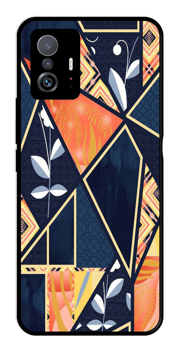 Marble Design Metal Mobile Case for Xiaomi 11T Pro 5G   (Design No -07)