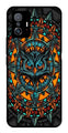 Owl Pattern Metal Mobile Case for Xiaomi 11T Pro 5G   (Design No -42)