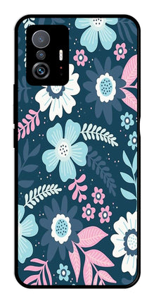 Flower Leaves Design Metal Mobile Case for Xiaomi 11T Pro 5G