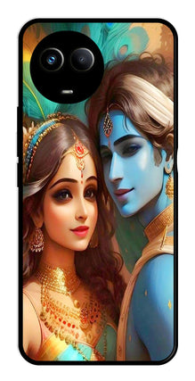 Lord Radha Krishna Metal Mobile Case for Realme 11X 5G