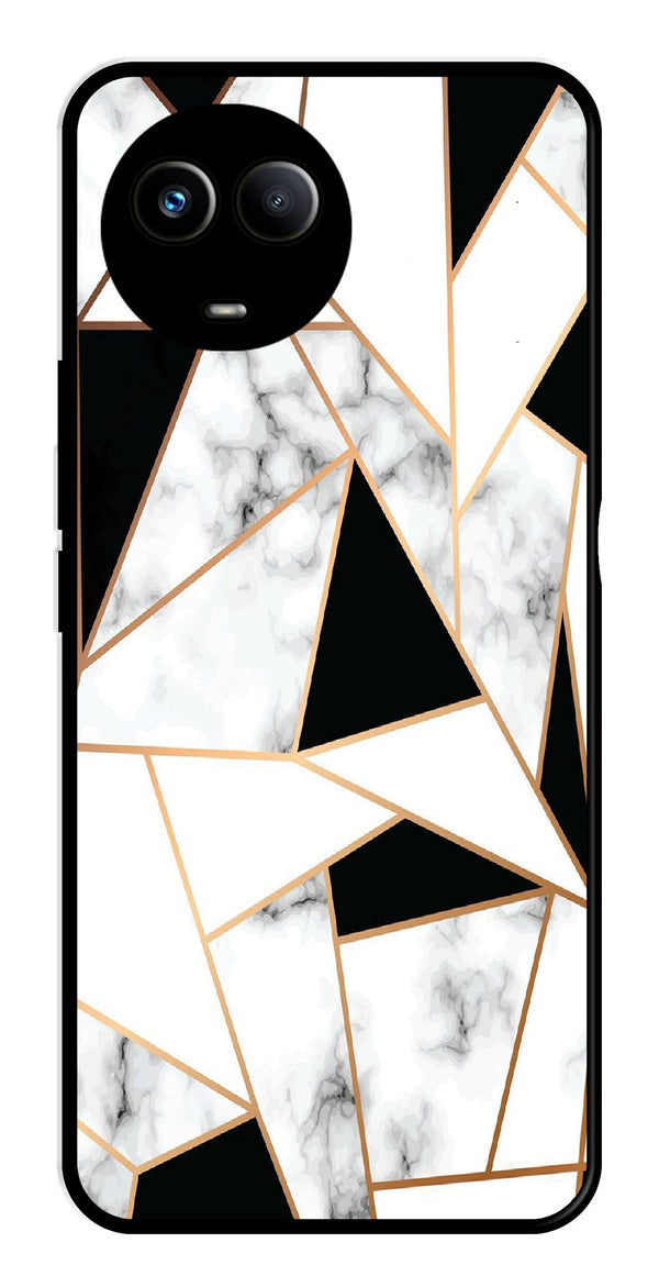 Marble Design2 Metal Mobile Case for Realme 11X 5G   (Design No -08)